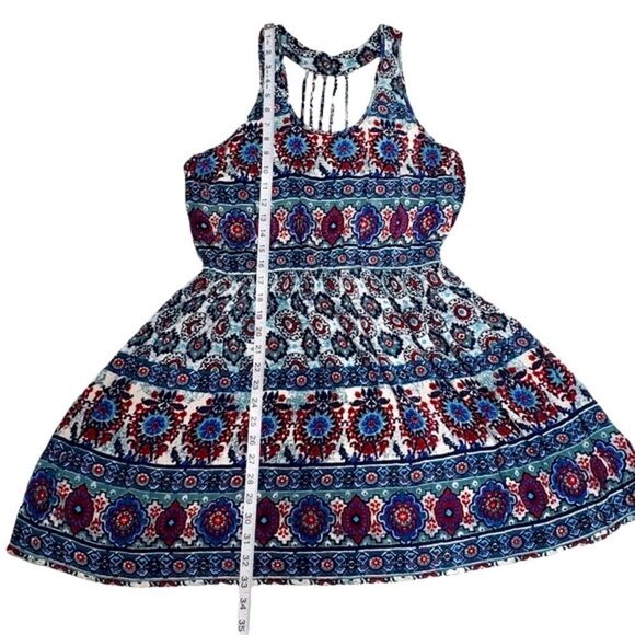 Patrons of Peace Racer Back Strings Summer Dress Sz M - Picture 8 of 11